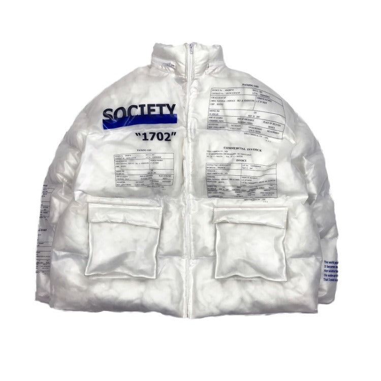 Thick Couple's Oversized Padded Jacket - Winter Style