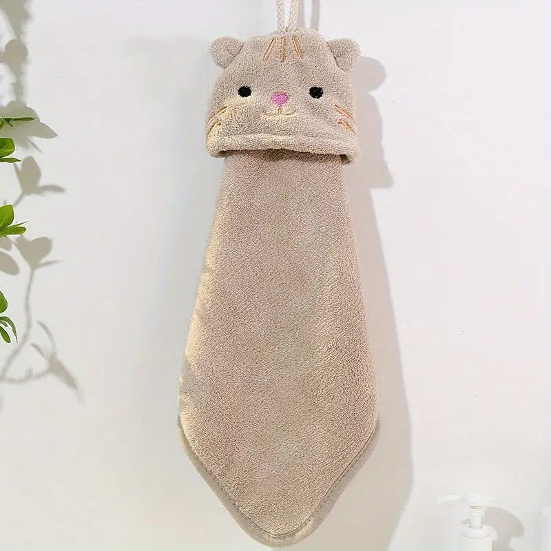 Cartoon Animal Fingertip Towel for Kids (1pc)
