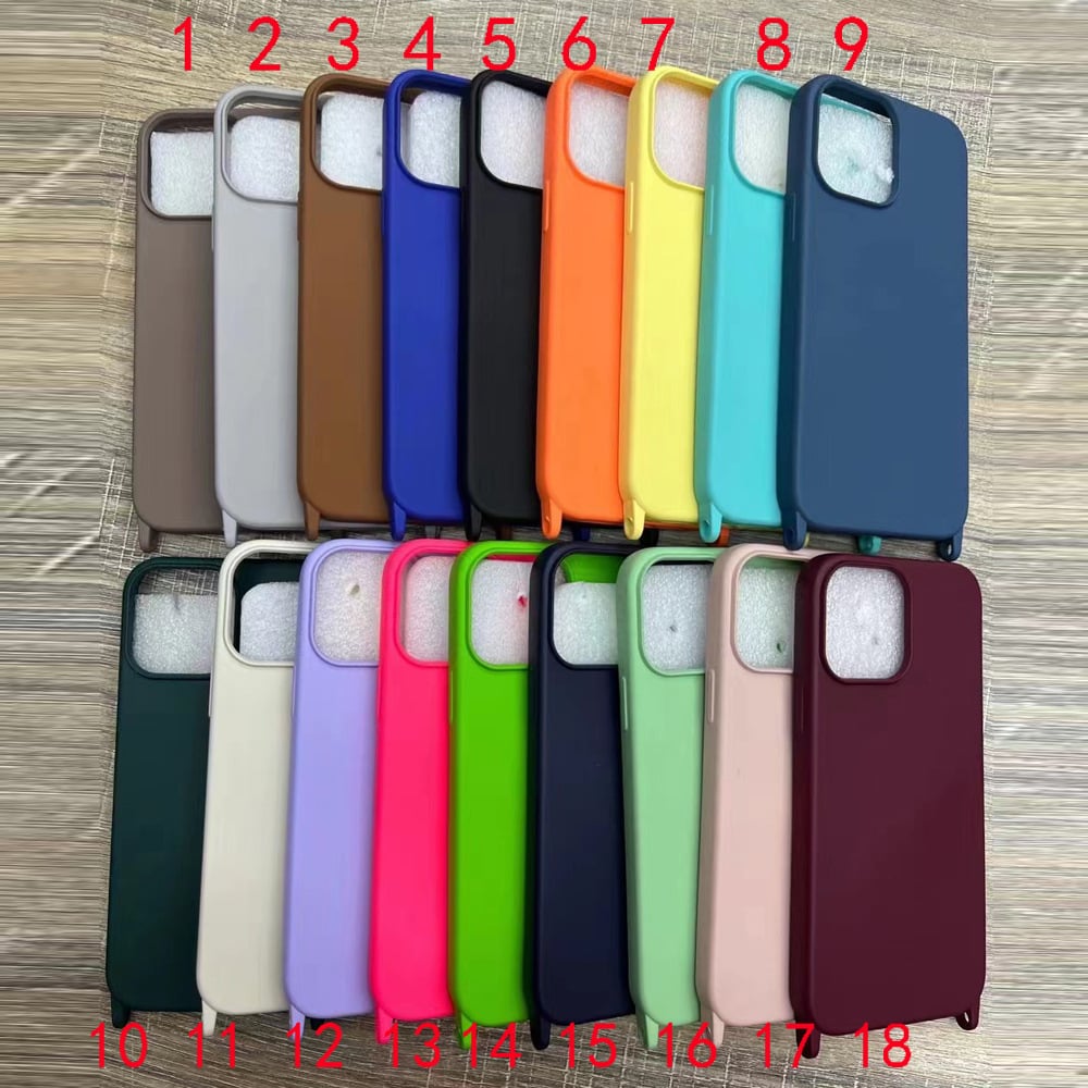 Soft Shell Lined Phone Case with Lanyard Attachment
