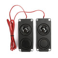 2PCS 8Ω 5W Portable Subwoofer Enclosure 40mm Magnetic Dual-Channel Speaker For TV Monitors Dual-Channel Magnetic Speaker