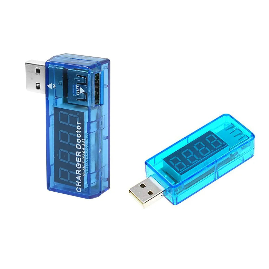 USB Charger Doctor Digital Multimeter USB Digital Power Tester Current Voltage Monitor Voltmeter Ammeter Portable USB Detector R