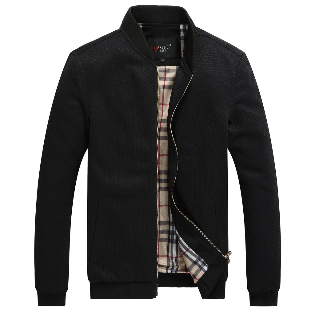 2020 Fall Men's Baseball Collar Jacket - Slim Fit