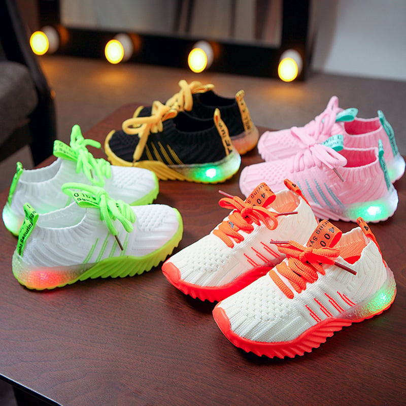 Knitted Candy Glitter Shoes for Boys and Girls