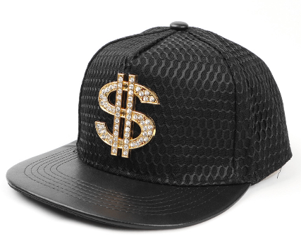 Superman Diamond Flat Brim Hat - Street Hip Hop Cap