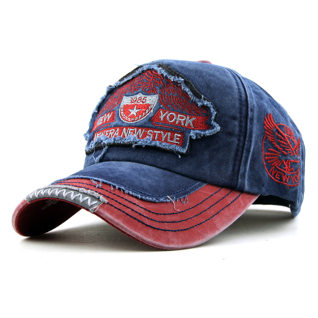 Cotton Vintage Wash Sun Protection Baseball Cap
