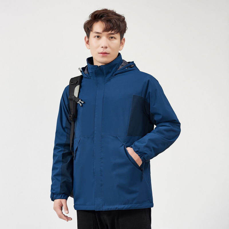 Couple's Reversible Outdoor Jacket for Fall/Winter