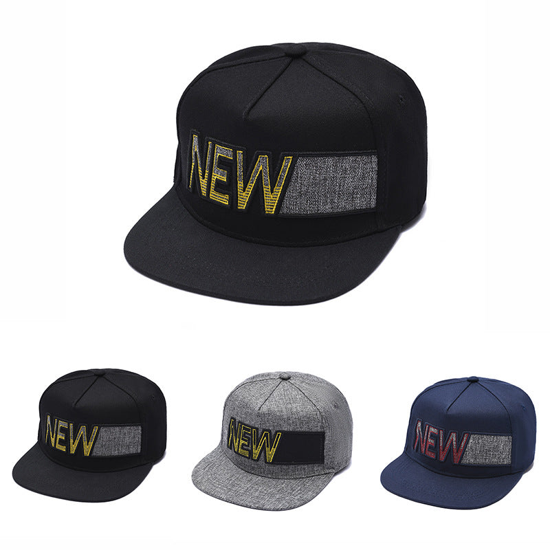 Trendy Hip Hop Cap for Couples with Sports Letters