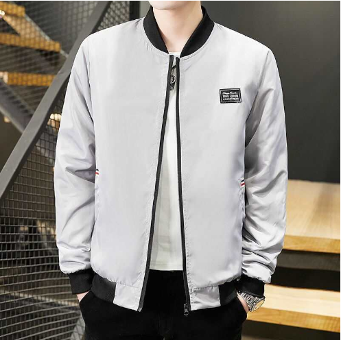 Men's Spring Autumn Jacket, Stylish Baseball Bomber