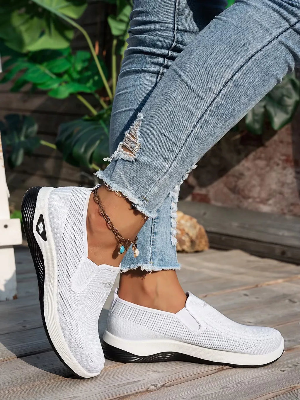 Women's shoes, 2026 summer casual, convenient and comfortable, fashionable single-color casual work shoes