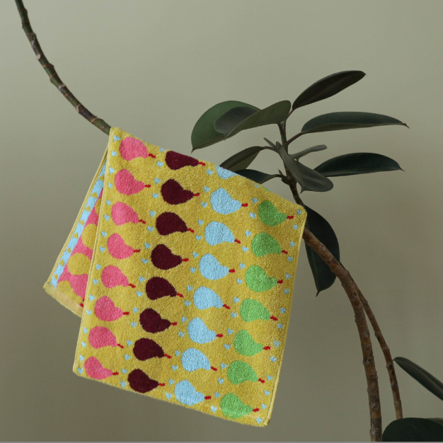 Cute Pear Cotton Soft Absorbent Bath Towel