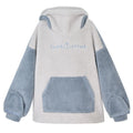 Shark Hoodie Couples Winter Fleece Jacket for Comfort