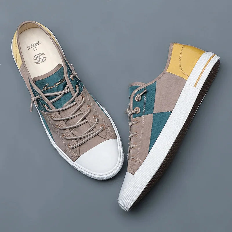 Männer Casual Schuhe Herren Leinwand Schuhe für Männer Schuhe Männer Mode Wohnungen Marke Mode männer Fahren Schuhe männer turnschuhe
