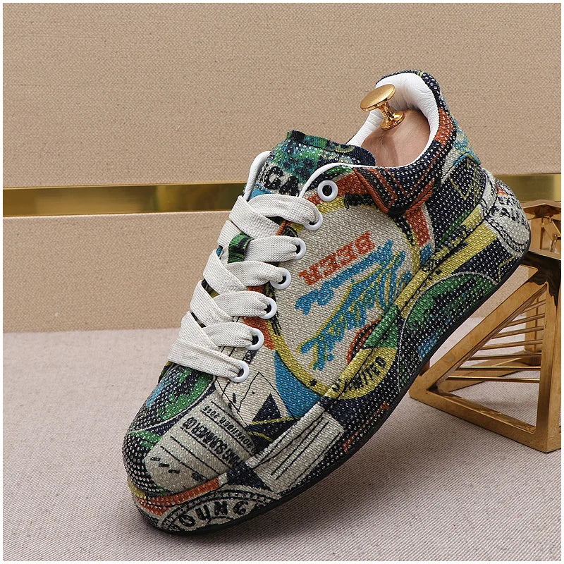 Neue Luxus Strass Designer männer Schuhe Punk Sneakers Hip Hop Männlichen Beiläufigen Plattform Schuhe Shiny Wohnungen Zapatillas Hombre