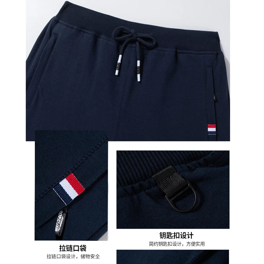 Herbst Hosen Männer Fitness Sportswear Trainingsanzug Elastische Taille Jogginghose Baumwolle Hosen Lose Turnhallen Jogger Track Hosen Herren M-8XL