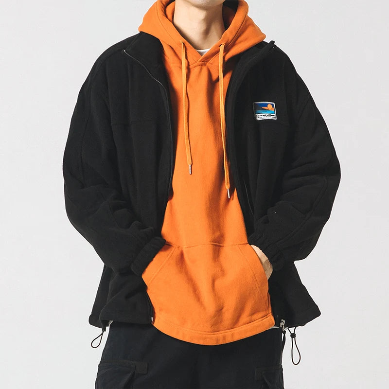 Mantel Männer Kleidung Harajuku Casual Strickjacke Hip Hop Paar Tops