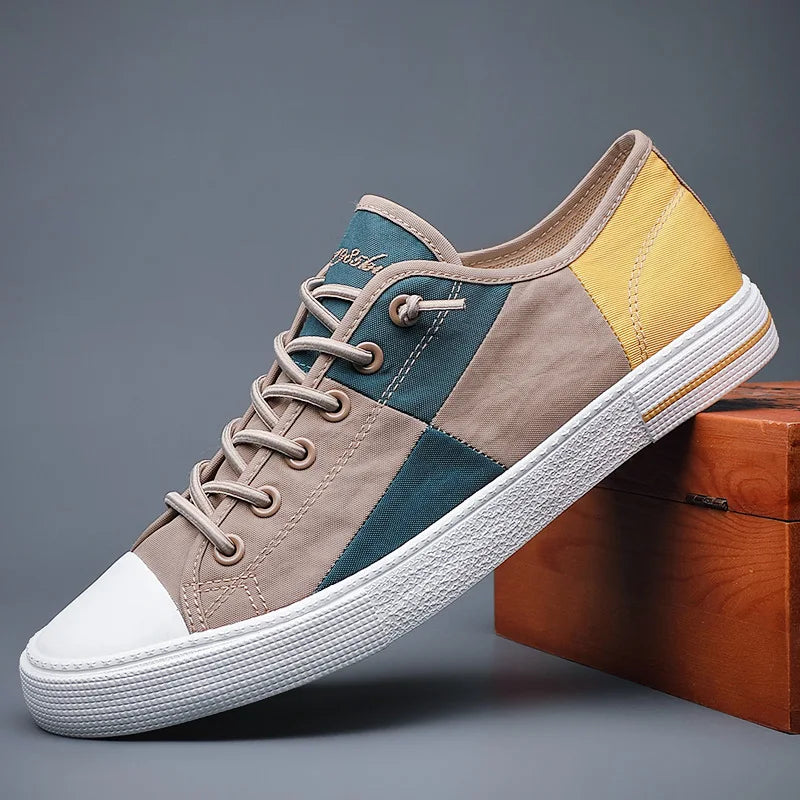 Männer Casual Schuhe Herren Leinwand Schuhe für Männer Schuhe Männer Mode Wohnungen Marke Mode männer Fahren Schuhe männer turnschuhe