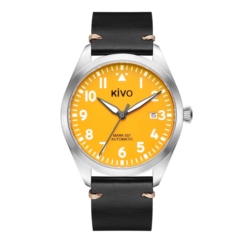 Swiss Uhren Aviator Pilot Automatikuhr Field Mechanische  Fliegeruhr Flieger Armbanduhr Reloj Aviador Piloto Clock Uhr