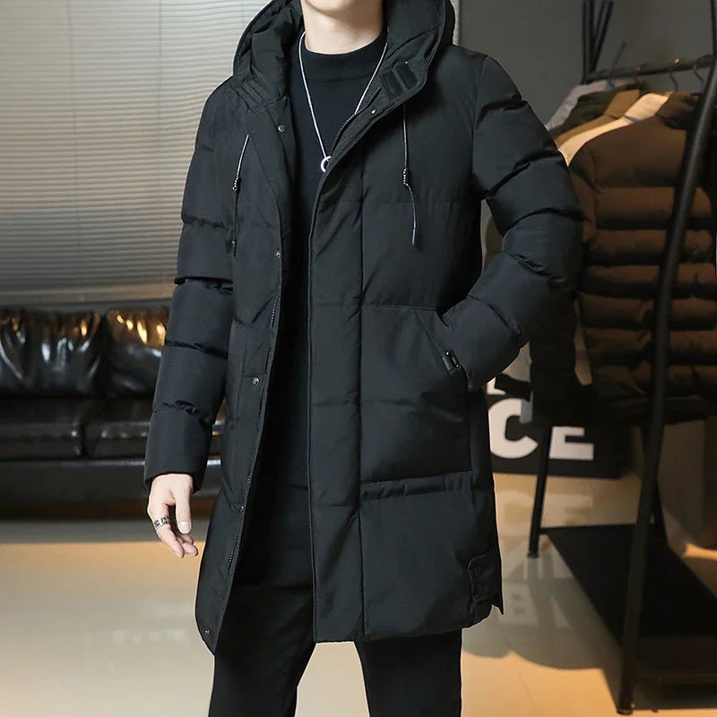 Jacke Männlich Cargo ,Lange Windschutz Plus Größe 8xl 7xl 6xl Casual Warme Gepolsterte Oberbekleidung Winter Parkas Männer Dicke Warme Jacke mäntel