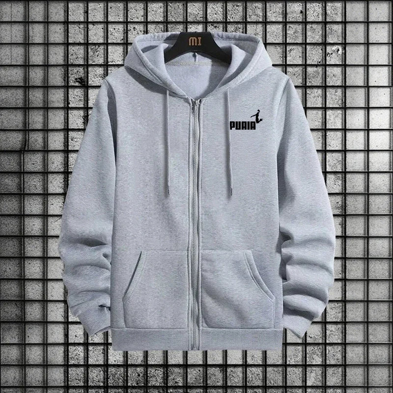 Neu im Damen-Trainingsanzug, Trenddruck, Kapuzenpullover, Hosen, 2-teiliges Set, lässiger Reißverschluss, Mantel, Anzug, Alltagskleidung, Herbst und Winter