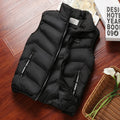 Frühling Mode Herren Jacke Ärmellose Weste Thermische Weiche Westen Casual Mäntel Männlichen Baumwolle Herren Weste Männer Verdicken Weste 8Xl