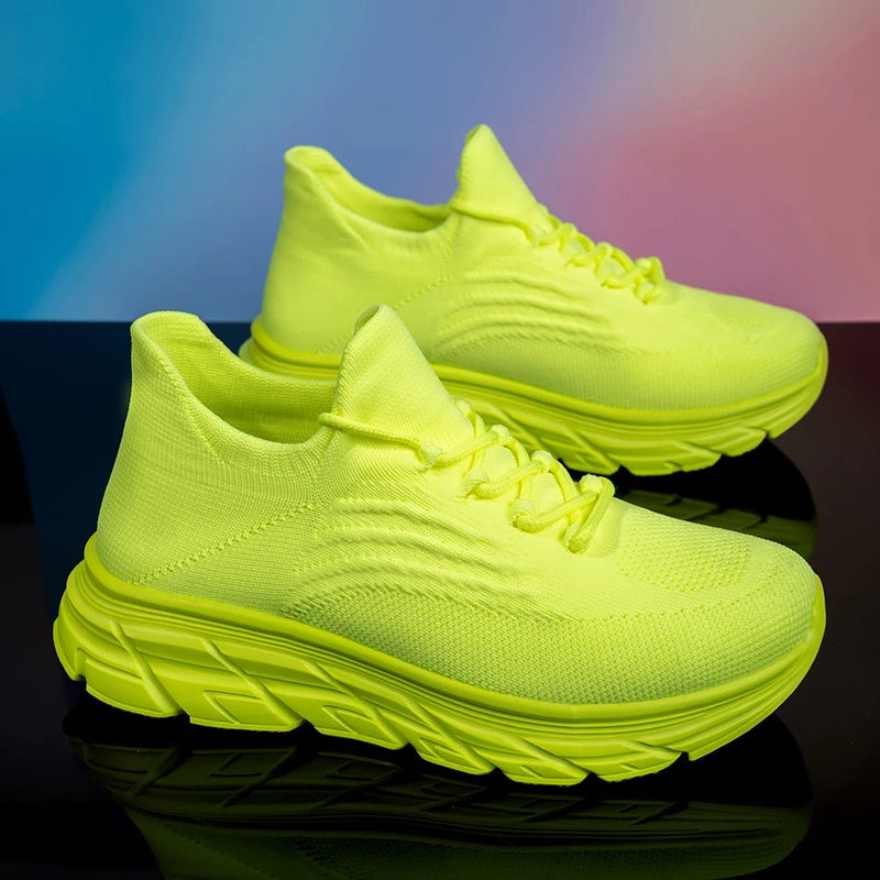 Graue Herren-Laufschuhe – atmungsaktive, mit Spitze gepolsterte, flache Stiefel aus Mesh, leichte Sport-Trainingsschuhe, lässige Design-Schuhe