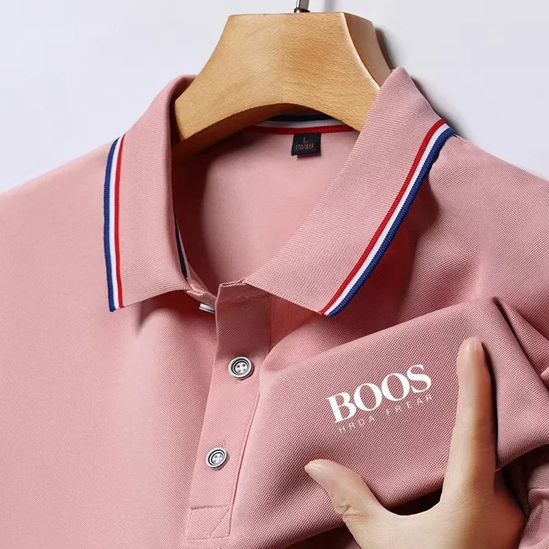 Sommer Mode Neue männer Kurzarm Designer Exquisite Dreidimensionale Stickerei POLO Atmungsaktive Revers Business T-shirt