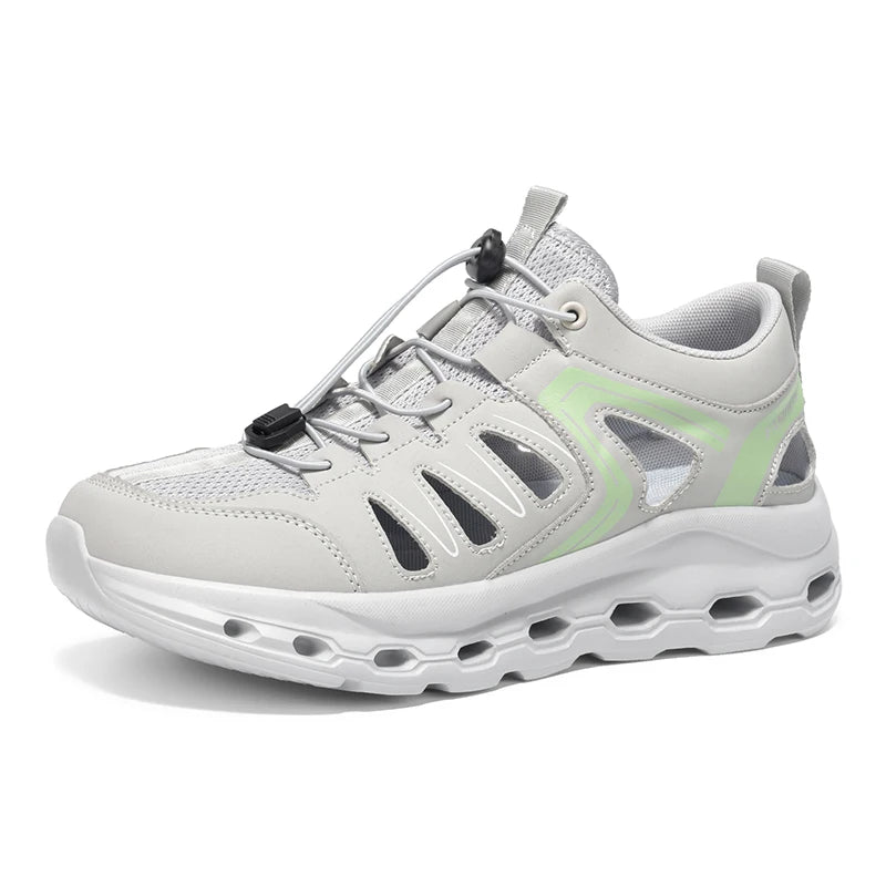 Sommer-Sandalen für Herren, leichte, rutschfeste Outdoor-Wanderschuhe mit dicken Sohlen, atmungsaktive, wasserabweisende Freizeitschuhe für Herren