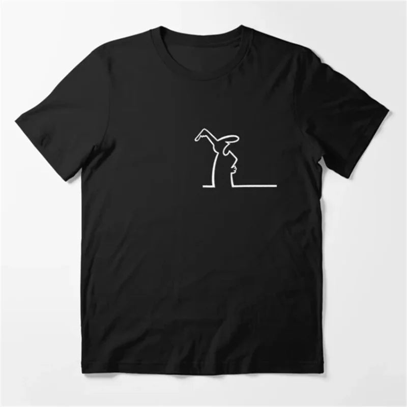 La Linea Die Linie Osvaldo Cavandoli TV T Hemd Männer Glücklich Mode Frauen t-shirts Streetwear T Rundhals Casual Tops camisetas