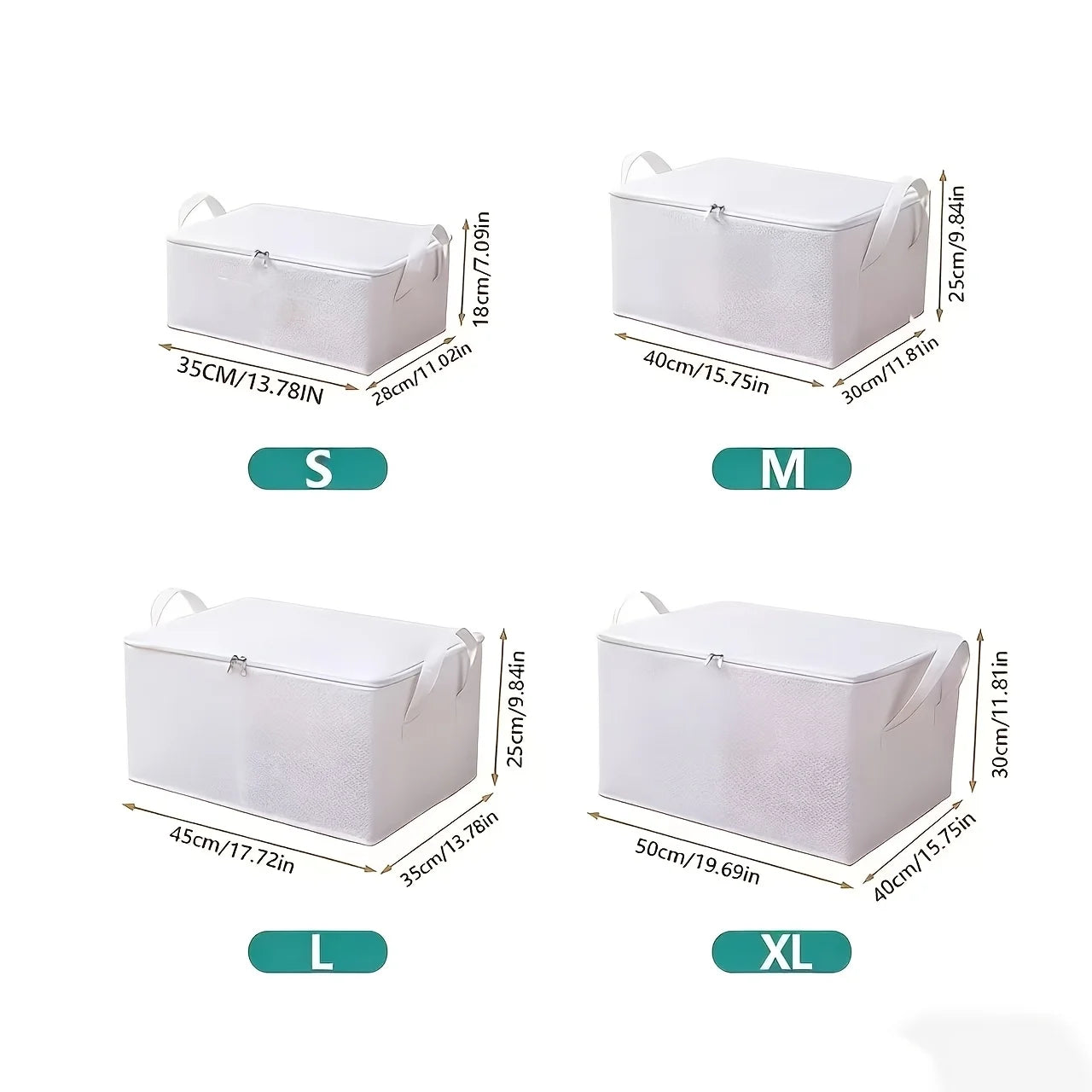 Große Aufbewahrungsbox unter dem Bett |   Platzsparend, faltbares Design, geeignet für Betten, Kleiderschränke
