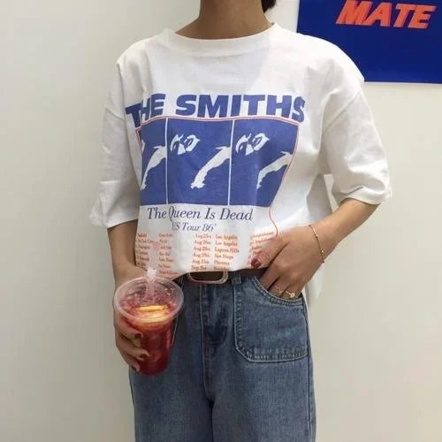 The Smiths T-Shirt Tops Tees Retro Damen Pop Indie Punk Rock Band Morrissey Neues Herren-T-Shirt
