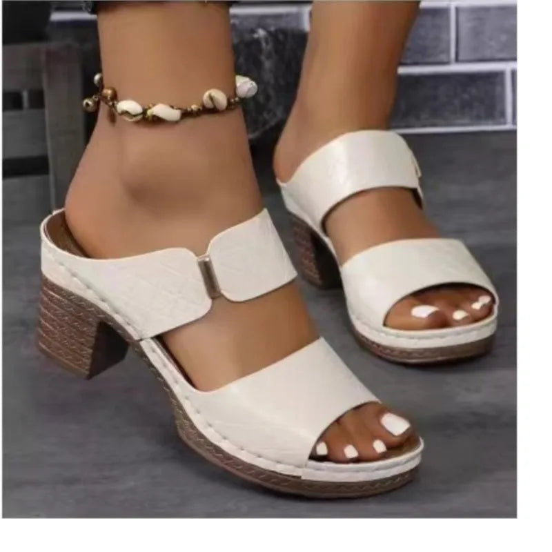 Sommer Sandalen Schuhe Frauen Elegante Sandalen Frau Rutschen Frauen Schuh Keil Schuhe Frau Atmungsaktive Schuhe Weibliche Hausschuhe Frau