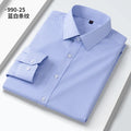 Neue Qualität Anti-Falten Männer Hemd Lange Ärmel Kleid Shirts Für Männer Slim Fit Camisa Social Business Weiß büro Hemd 4XL 5XL
