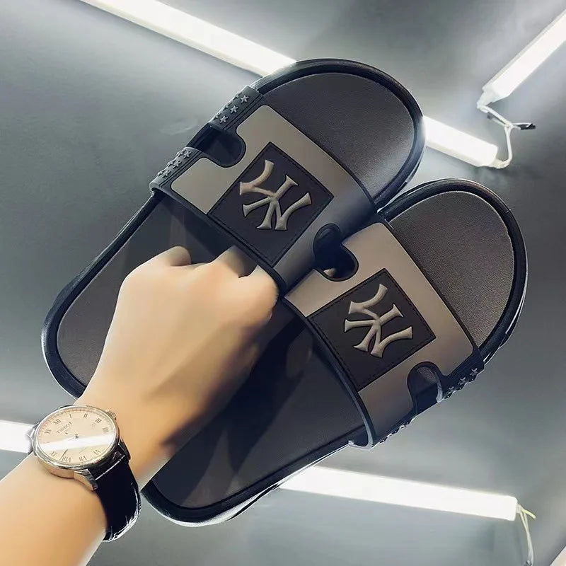 Sommers andalen Hausschuhe Männer Strand Outdoor rutsch feste Mode Flip-Flops Marke Sport Street Wear Freizeit schuhe Ciabatte Uomo Trend