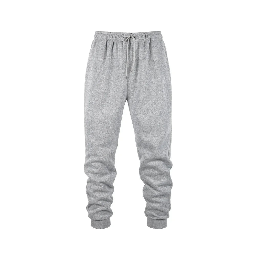 Herren, Herbst und Winter, lässige Jogginghose, Fleece-Jogginghose für weiches und bequemes Training
