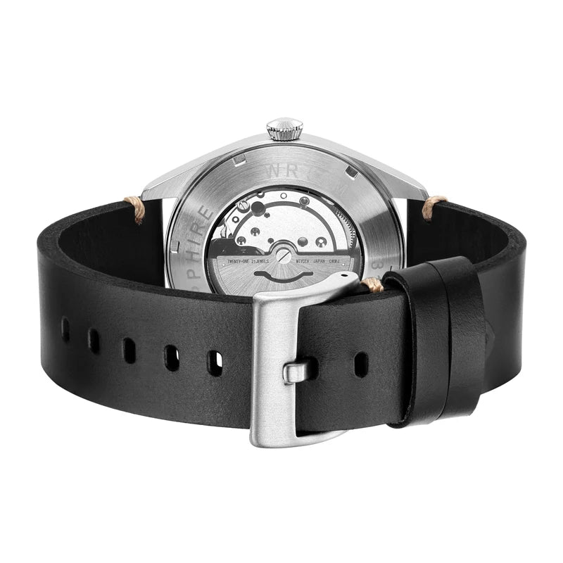 Swiss Uhren Aviator Pilot Automatikuhr Field Mechanische  Fliegeruhr Flieger Armbanduhr Reloj Aviador Piloto Clock Uhr