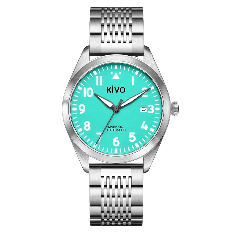 Swiss Uhren Aviator Pilot Automatikuhr Field Mechanische  Fliegeruhr Flieger Armbanduhr Reloj Aviador Piloto Clock Uhr