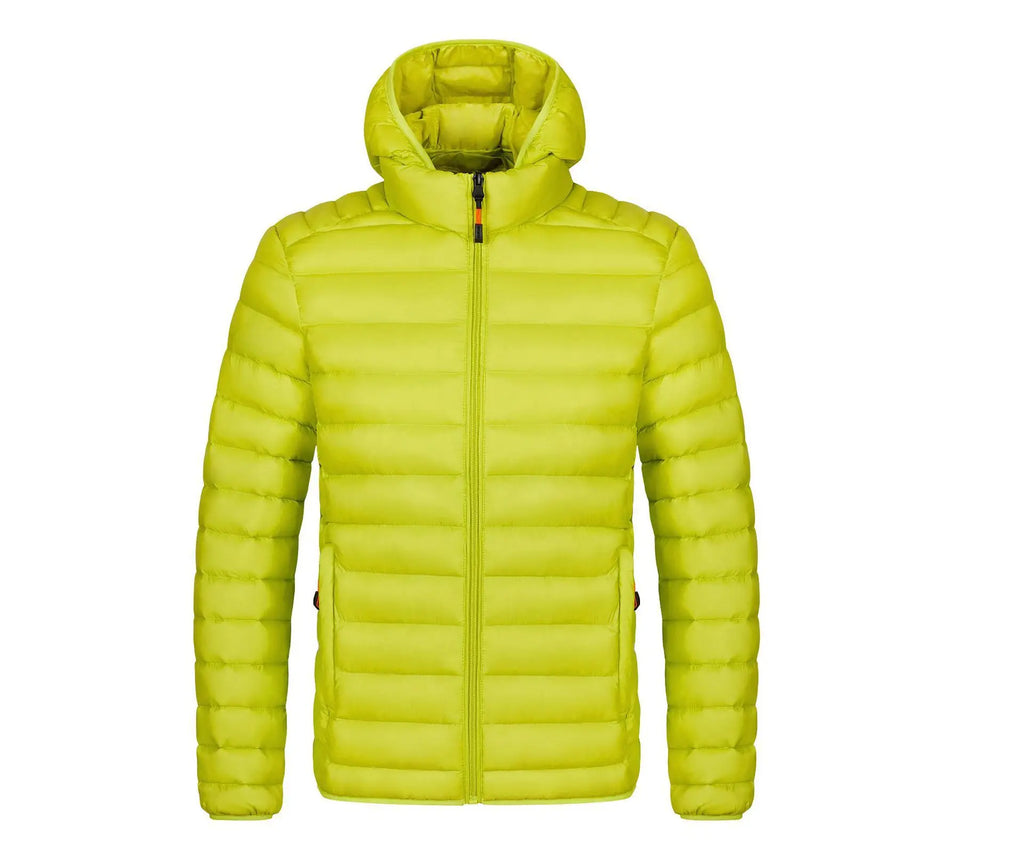 Baumwolljacke für Herren für Herbst und Winter – mehrere Farben, Stehkragen und Kapuzendesign
