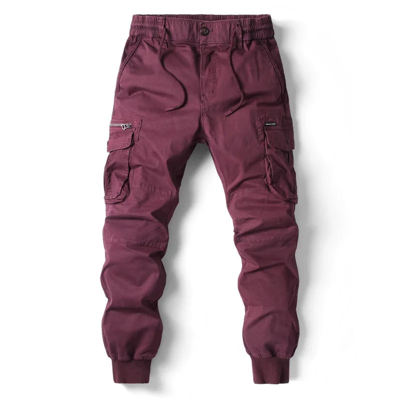 2023 neue Frühjahr männer Baumwolle Cargo Hosen Kleidung Herbst Lässige Mode Elastische Taille Qualität Pantalones Tipo Cargo Hosen Männer