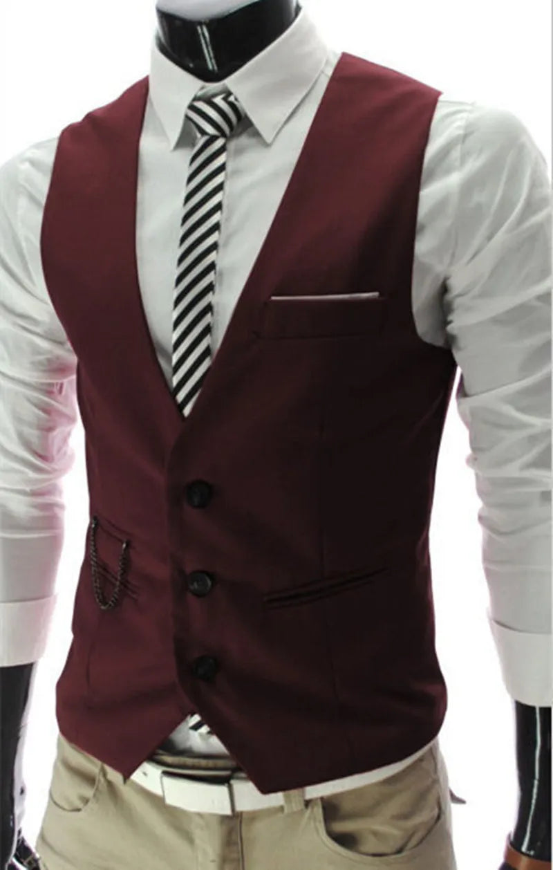 7XL Hohe Qualität Kleid Westen Für Männer Slim Fit Herren Anzug Weste Männliche Weste Gilet Homme Casual Ärmellose Formale Business jacke