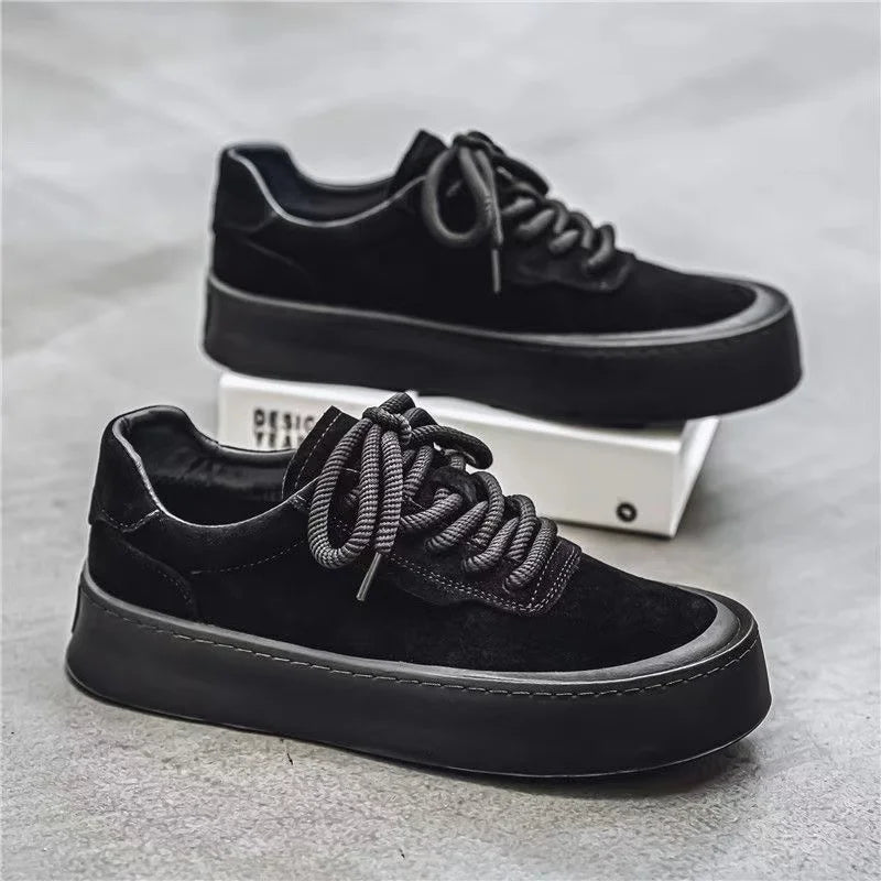 Koreanische Mode lässig Leinwand Turnschuhe Männer Harajuku Plattform Leinwand Schuhe Mann atmungsaktive Männer vulkan isierte Schuhe Zapatos de Lona