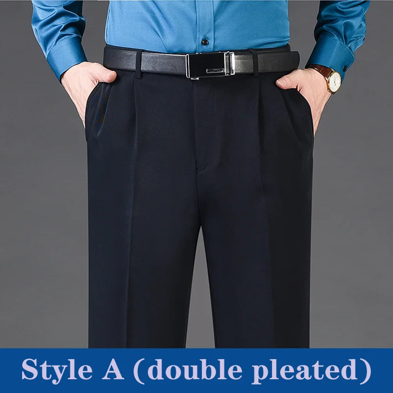 Männer Hosen Kleidung Offizier Pantalones Hombre Übergroßen Hohe Taille Hose Frühling Herbst Britches Neue Streetwear Casual Hosen