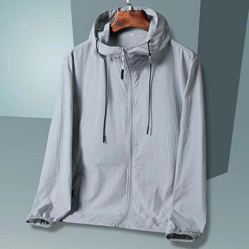 Sommer Kapuzenjacke für Herren und Damen Sonnenschutzkleidung Angeln Jagdbekleidung Schnelltrocknende Windjacke
