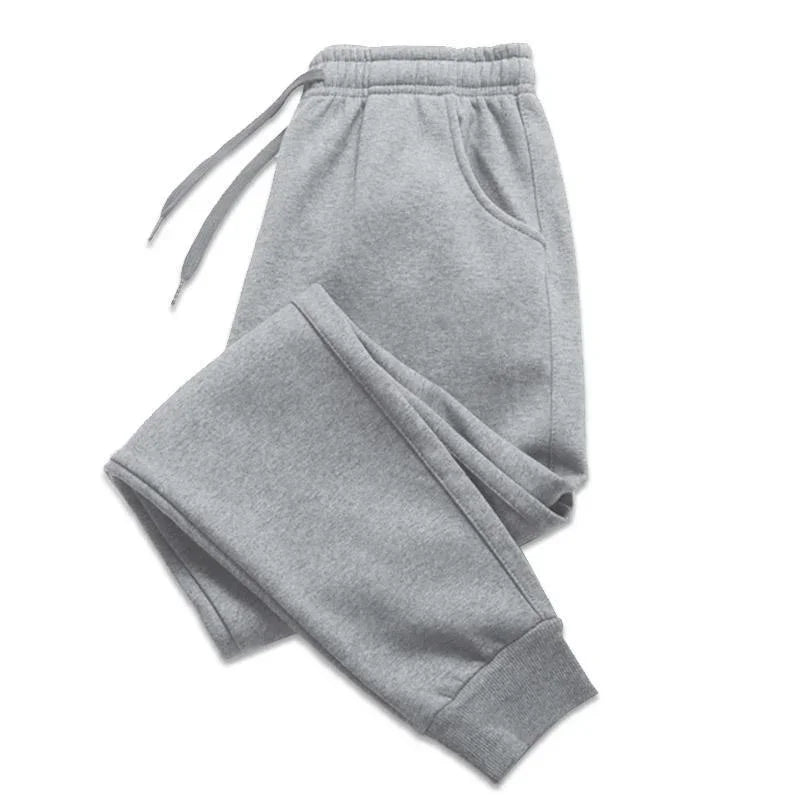 Herren, Herbst und Winter, lässige Jogginghose, Fleece-Jogginghose für weiches und bequemes Training