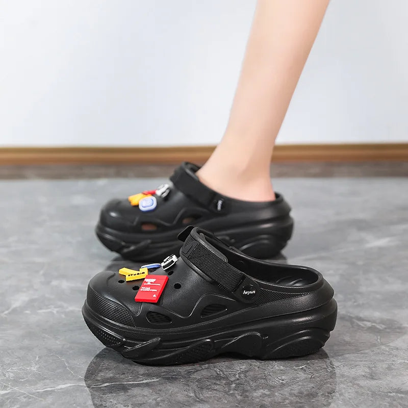 Sommerliche Outdoor-Strandsandalen, Leichte und Atmungsaktive Hausschuhe, Rutschfeste und Atmungsaktive Anglerpantoffeln