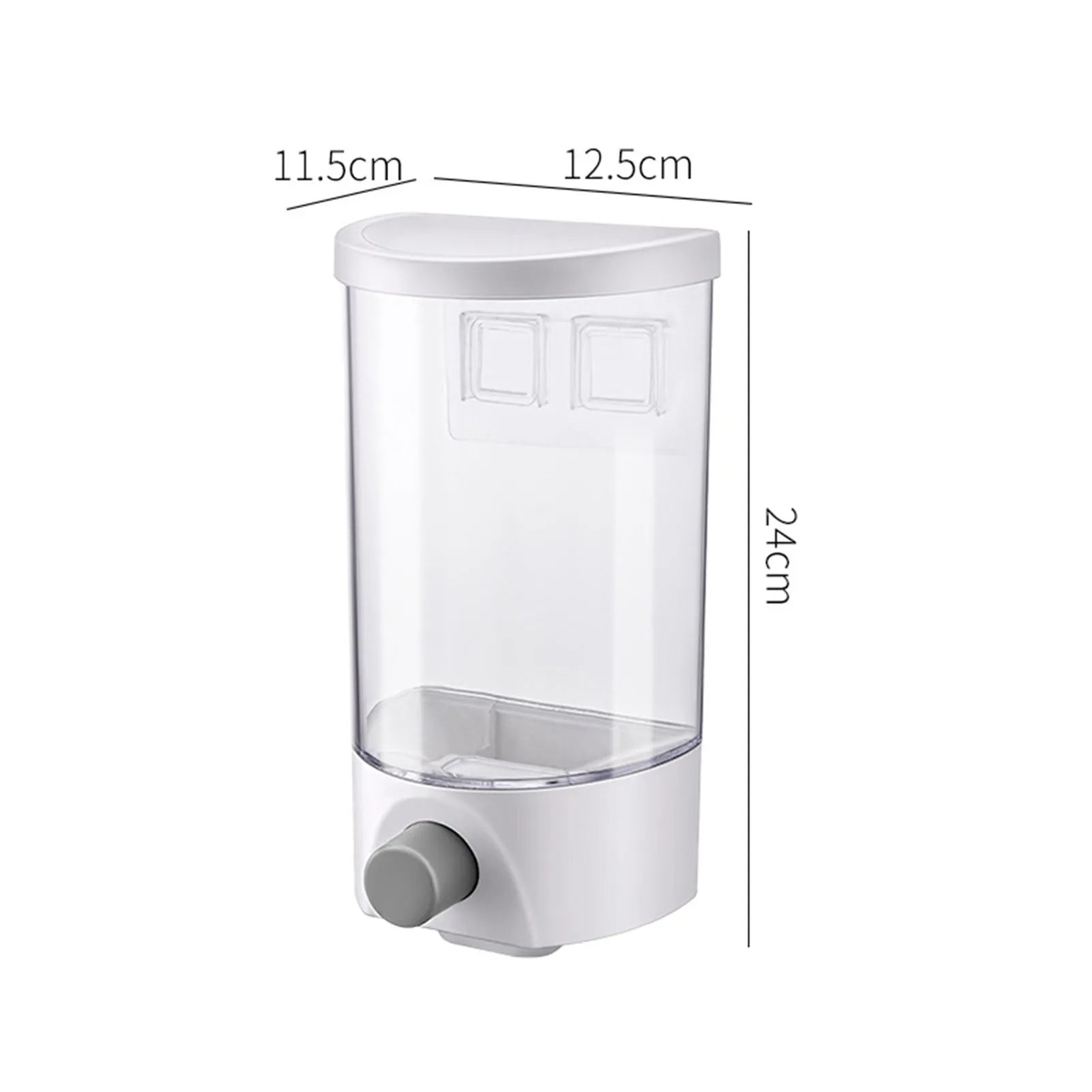 Küche Lagerung Lebensmittel Organizer Wand Montiert Trockenen Lebensmittel Getreide Spender Snack Getreide Kunststoff Lagerung Container Box Rack für Hause