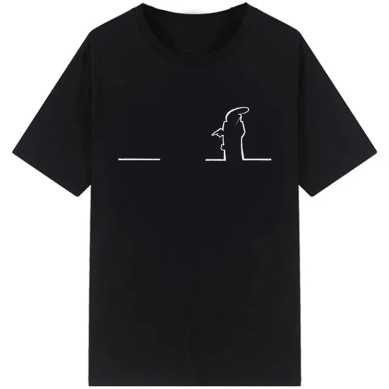 La Linea Die Linie Osvaldo Cavandoli TV T Hemd Männer Glücklich Mode Frauen t-shirts Streetwear T Rundhals Casual Tops camisetas