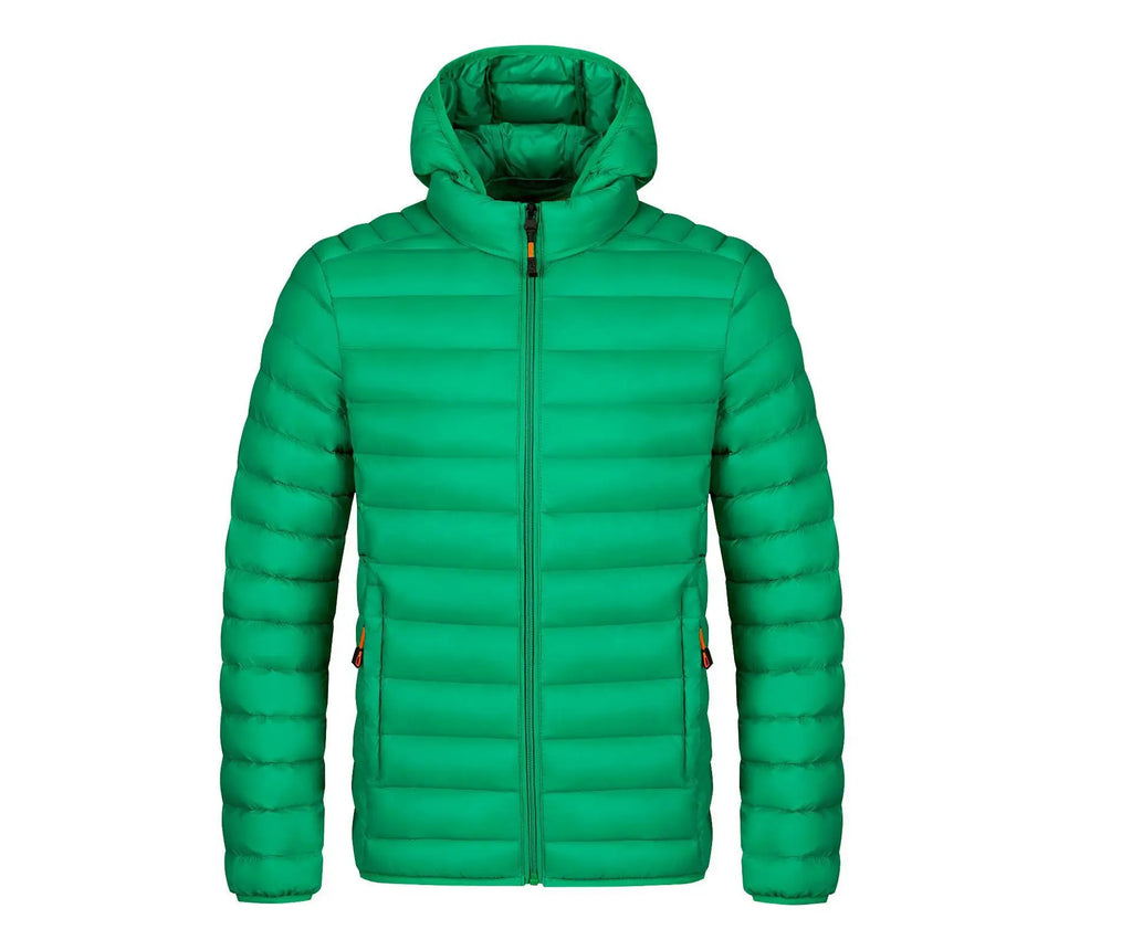 Baumwolljacke für Herren für Herbst und Winter – mehrere Farben, Stehkragen und Kapuzendesign