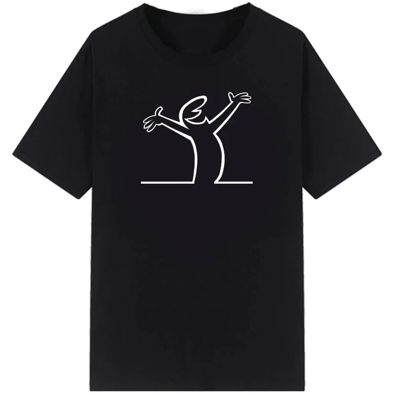 La Linea Die Linie Osvaldo Cavandoli TV T Hemd Männer Glücklich Mode Frauen t-shirts Streetwear T Rundhals Casual Tops camisetas