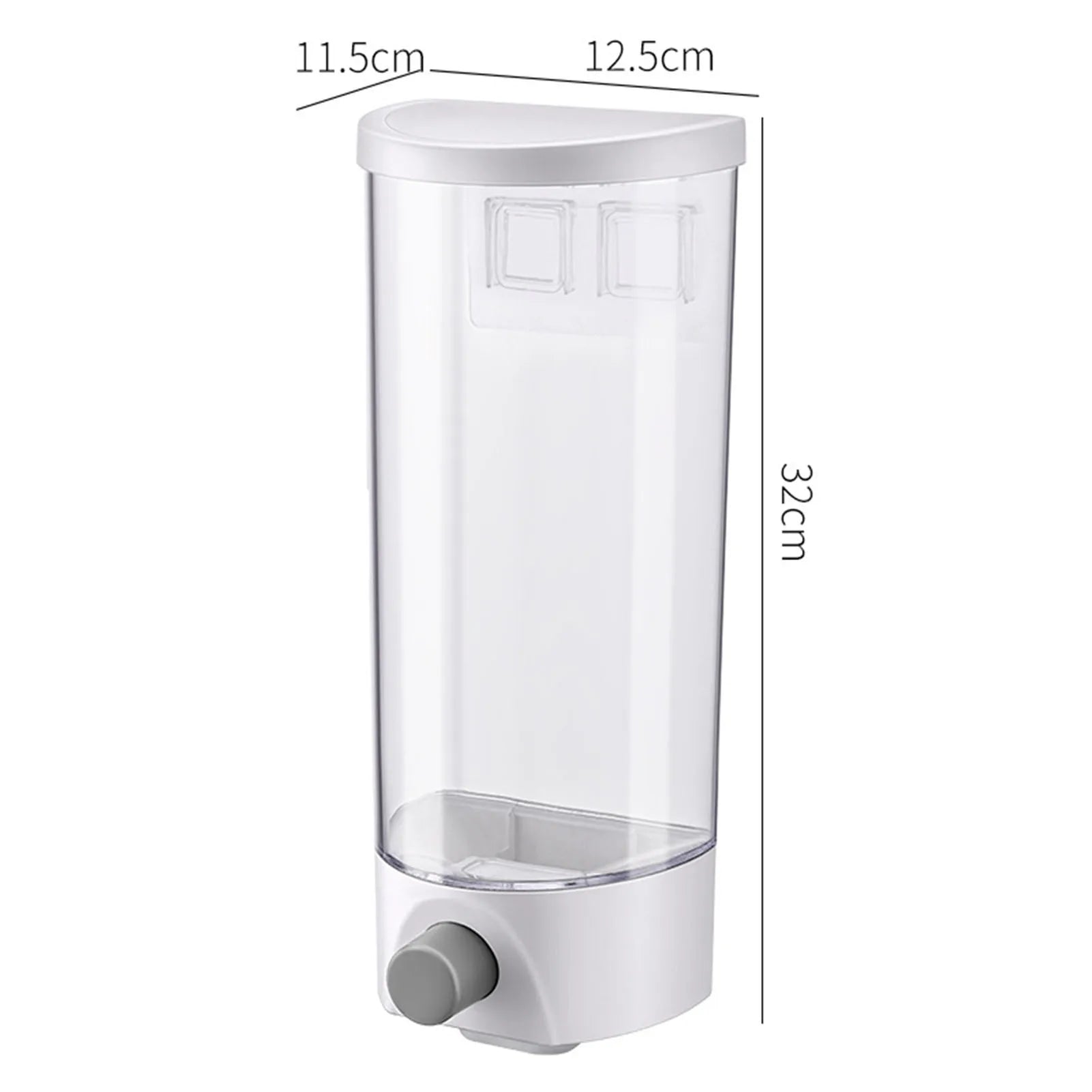 Küche Lagerung Lebensmittel Organizer Wand Montiert Trockenen Lebensmittel Getreide Spender Snack Getreide Kunststoff Lagerung Container Box Rack für Hause
