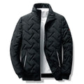 Herrenjacke, Mäntel, Herbst und Winter, lässig, solide, leicht, Parkas, lange Ärmel, Reißverschluss, gepolstert, Herrenparka, bequem, warm, Herrenjacken